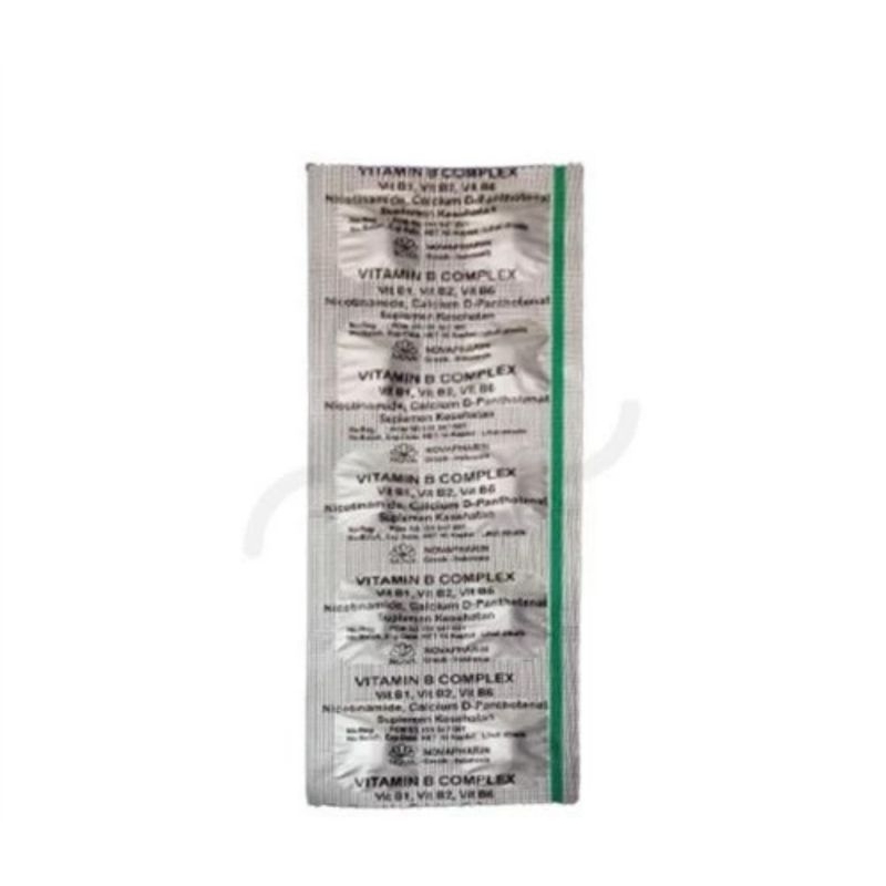 Jual Vitamin b complex novapharin strip 10 kaplet | Shopee Indonesia