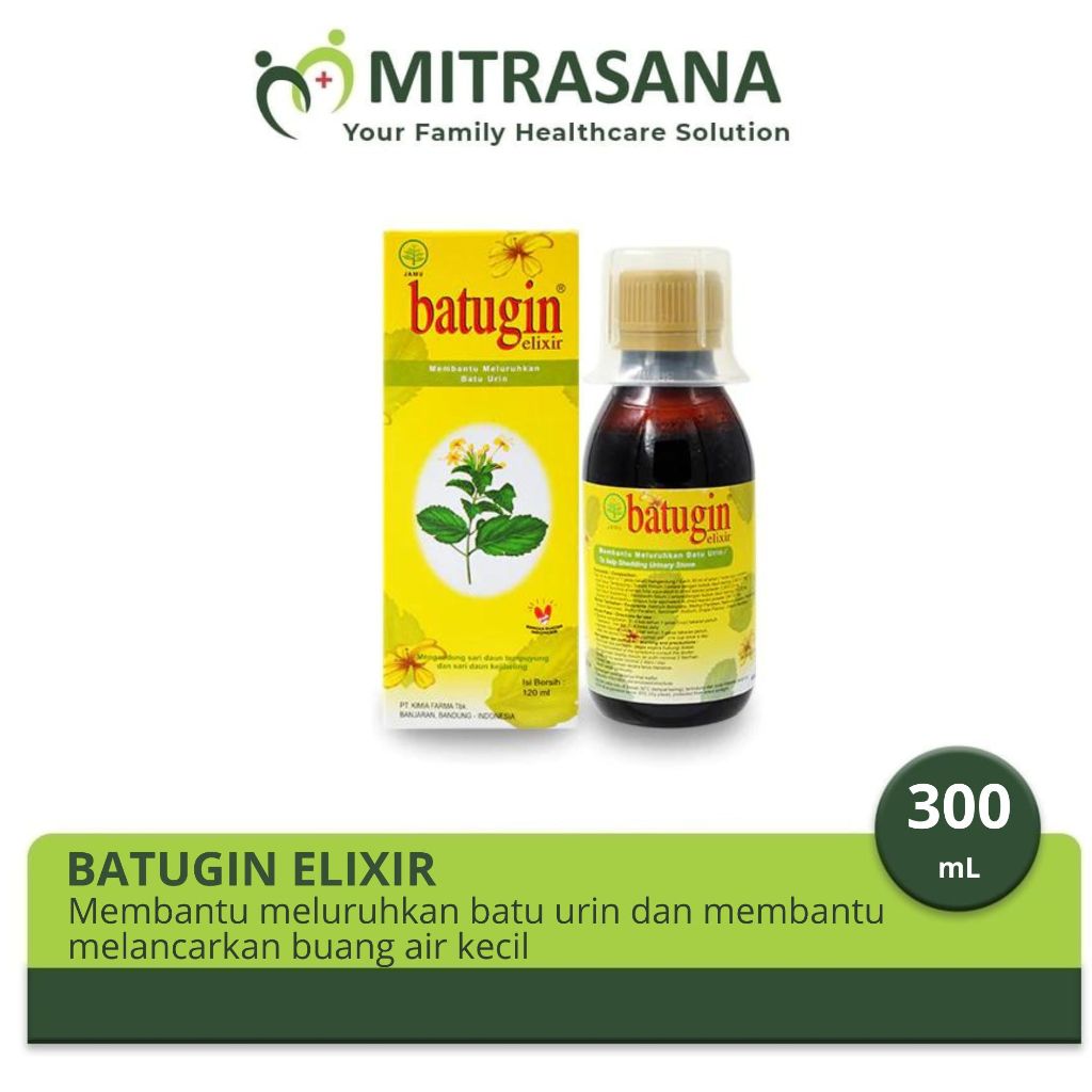 Jual Batugin Elixir 300 ML - Membantu Melancarkan Buang Air Kecil ...