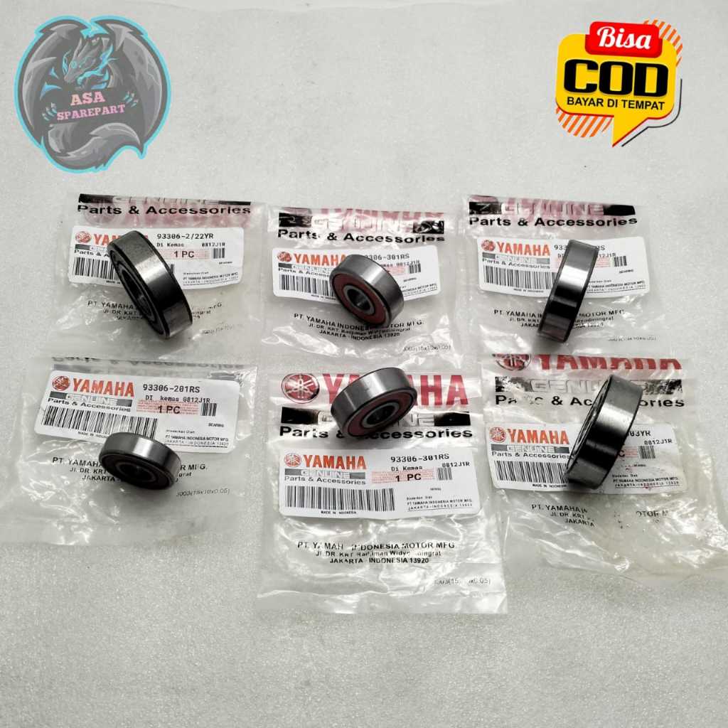 Jual PAKET BEARING KLAHAR RASIO ASLI ORIGINAL YAMAHA 2PH UNTUK MOTOR ...