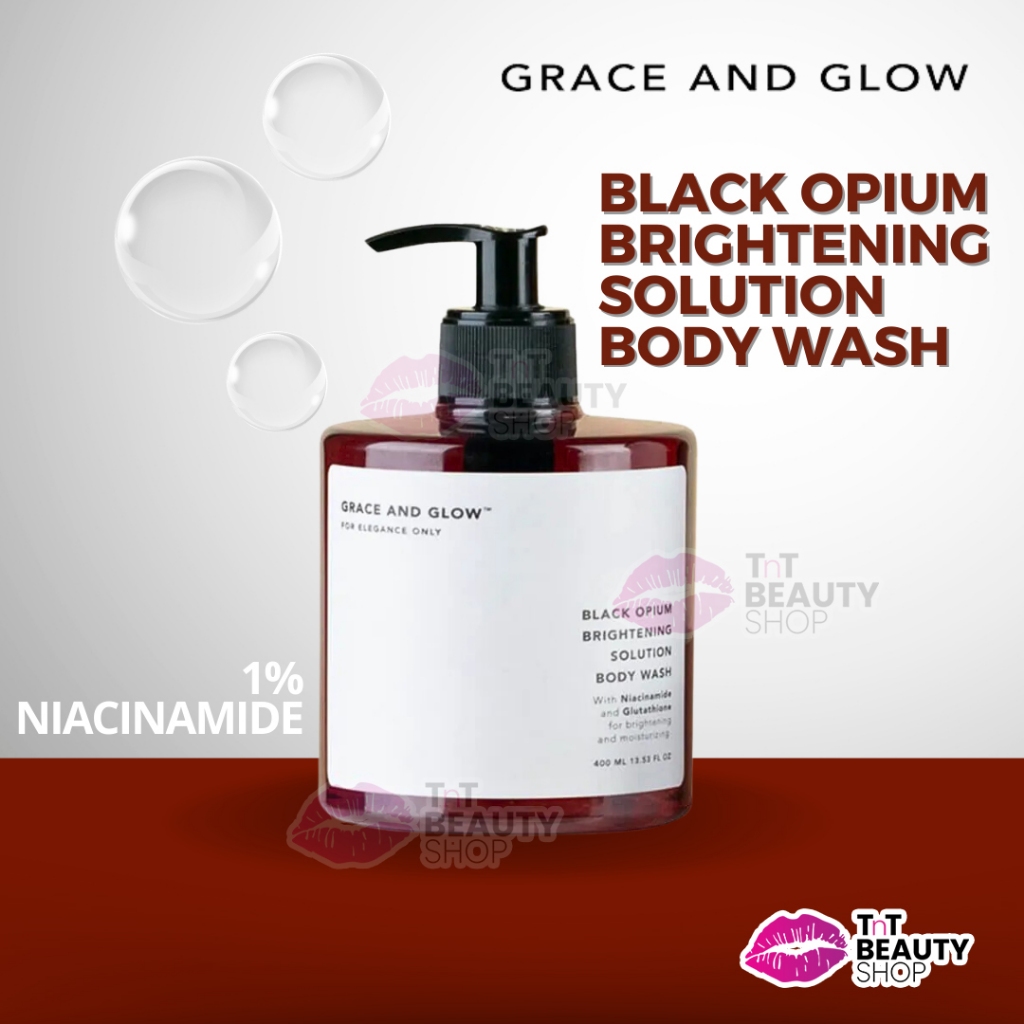 Jual Grace and Glow Black Opium Brightening Solution Body Wash | Shopee ...