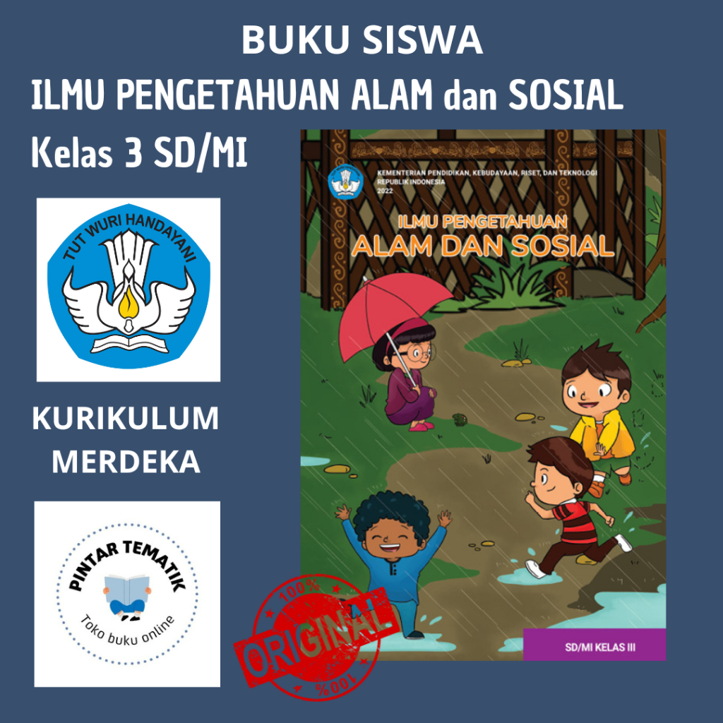 Jual Buku Ilmu Pengetahuan Alam dan Sosial (IPAS) Kelas 3 SD Kurikulum ...