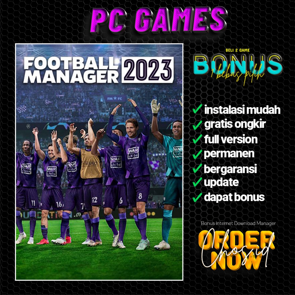 Jual Football Manager 2023 Game PC Laptop Shopee Indonesia