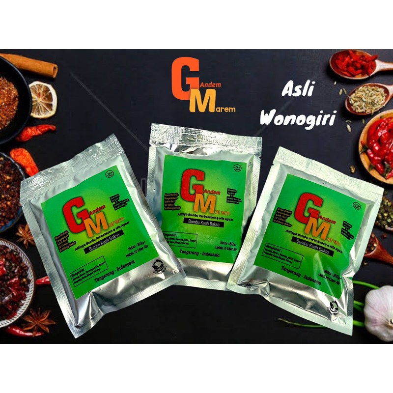 Jual Bumbu Kuah Bakso Gandem Marem Asli Wonogiri Bumbu Kuah Kaldu Bumbu ...