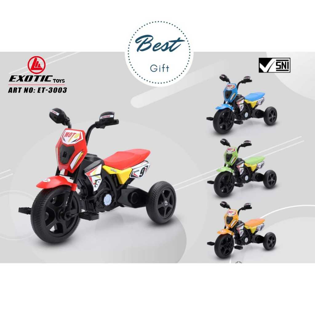 EXOTIC TRICYCLE MOTOR GOES ET-2102 // MOTOR AKI EMT-2214 // TRICYCLE ET-3003 // ET-2160