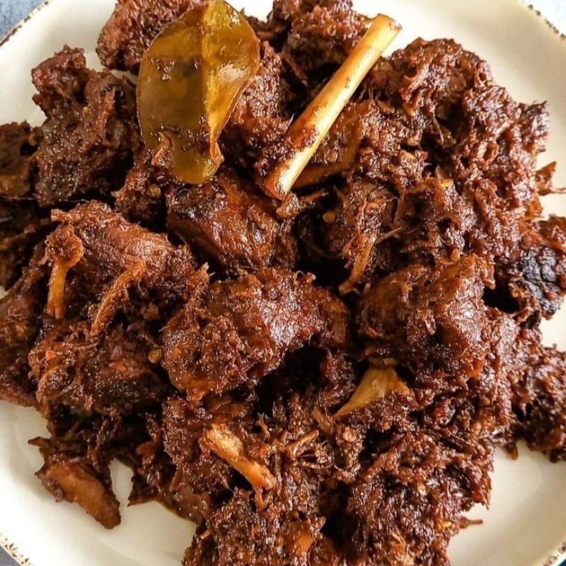 Jual Lauk Rendang Minang Daging Sapi [300gr] Sale Rendang Vakum Khas