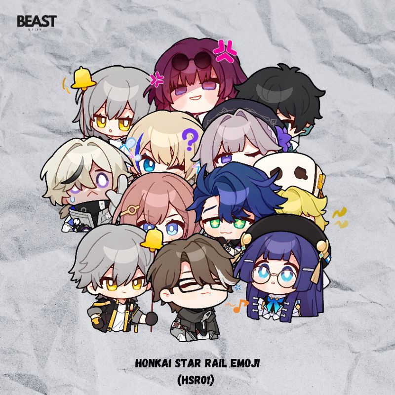 Jual Sticker Pack Honkai Star Rail Aesthtic Sticker | Shopee Indonesia