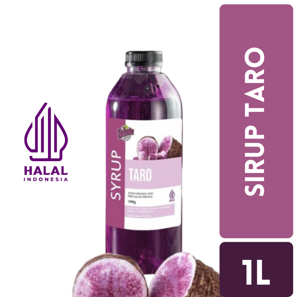 Jual Nabata Premium Syrup Taro Flavoured 1000 ml | Sirup Taro Merek ...