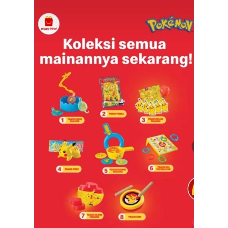 Mainan best sale mcd pokemon