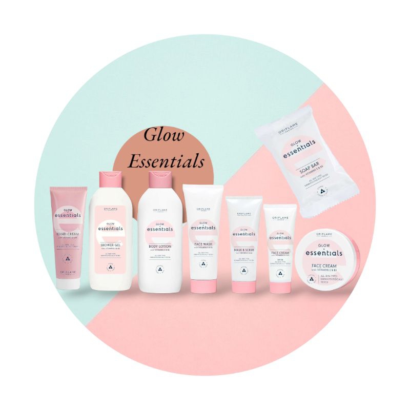 Jual Glow Essentials Face Wash Face Cream / Glow Essentials Body