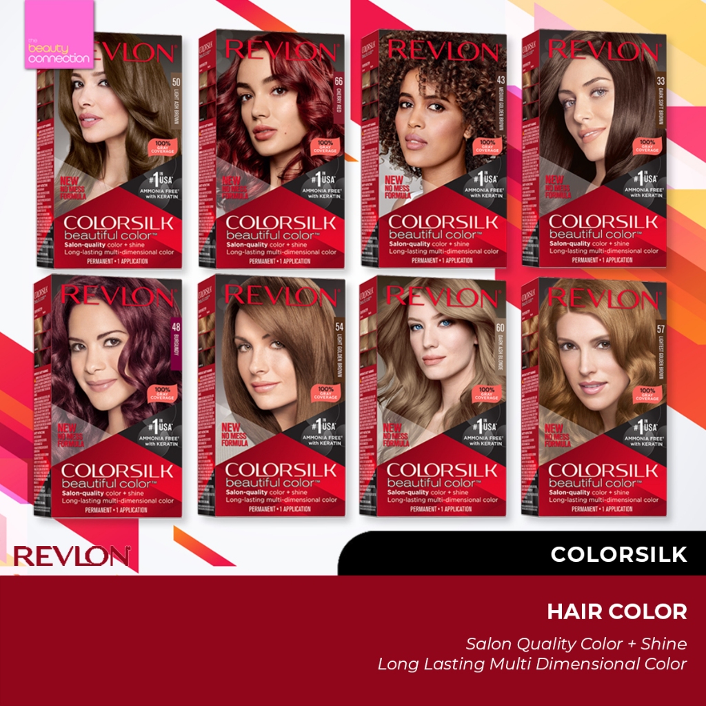 Jual REVLON Colorsilk Hair Color Cat Rambut | Shopee Indonesia