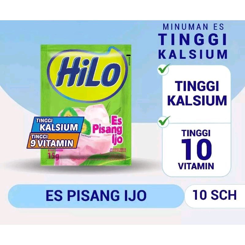 Jual Hilo Es Pisang Ijo Renceng 10 Sachet Shopee Indonesia