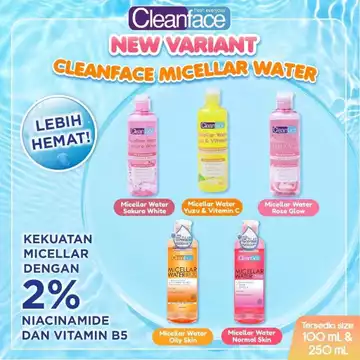 TheSalonShop Cleanface Micellar Water 100ml Gdlb01