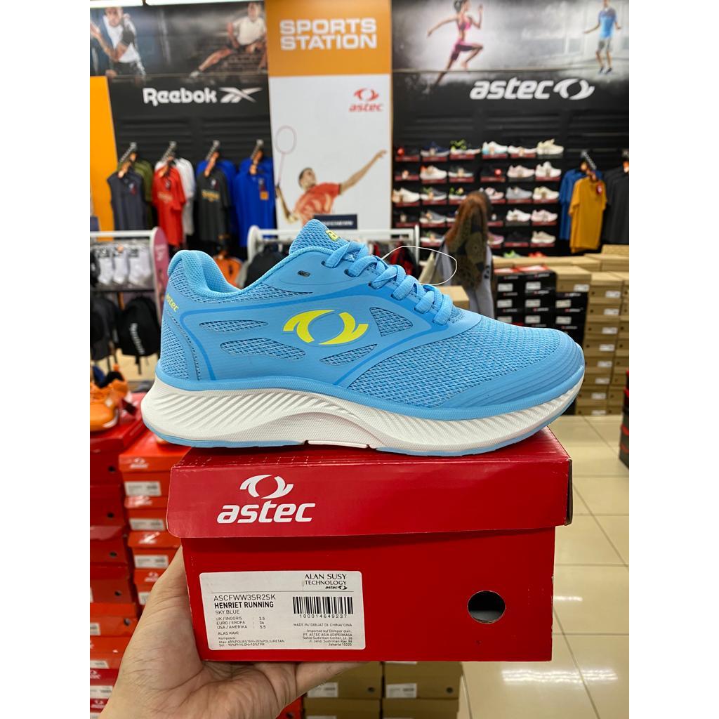 Jual Astec Henriet Running Sky Blue Women's Shoes Original | Shopee ...