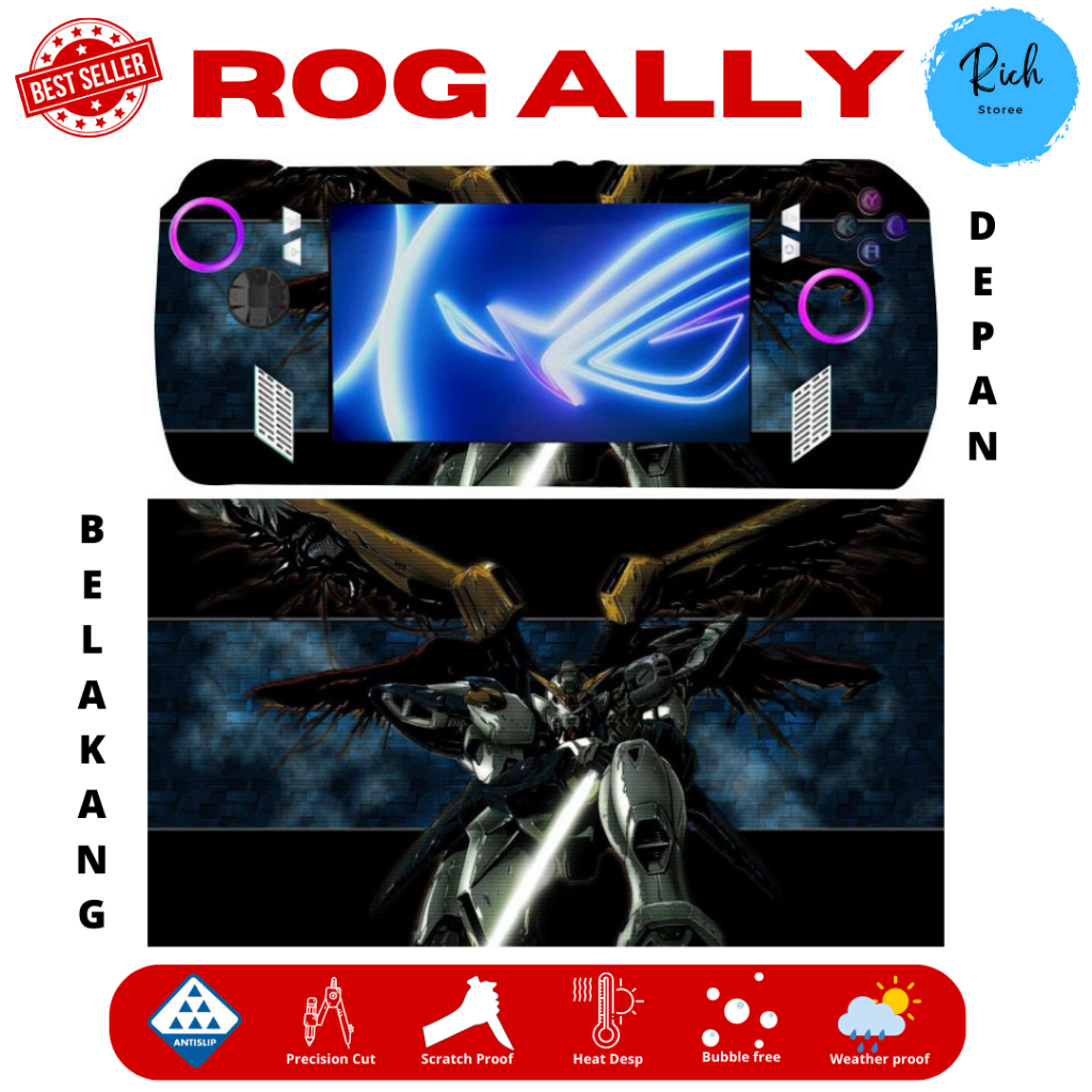 Jual Sticker Garskin Asus Rog Ally Gaming Stiker Rog Ally Gaming