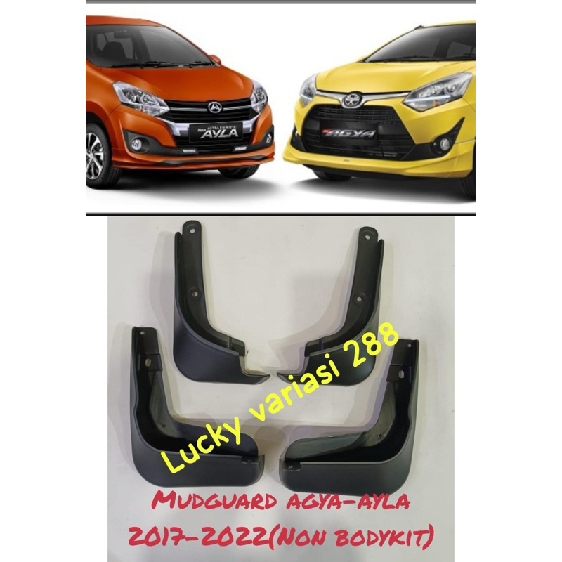 Jual Mud Guard Karpet Penahan Lumpur Karpet Roda Agya Ayla Non Bodykit New