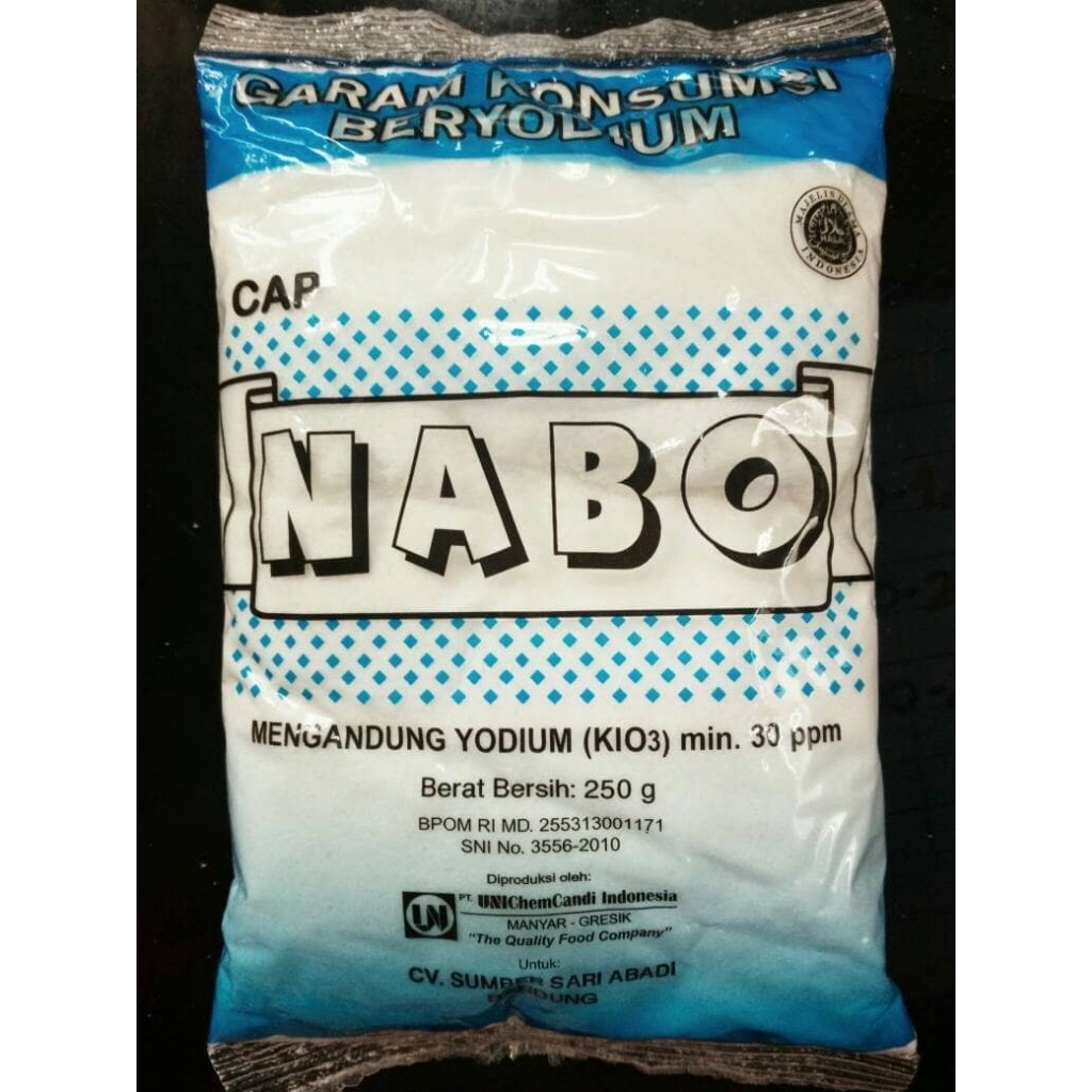 Jual Garam Nabo Gr Konsumsi Beryodium Bal Pcs Shopee Indonesia