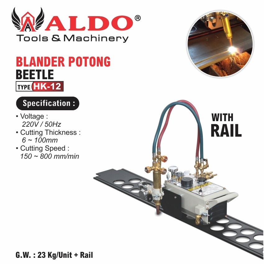 Jual MESIN BLANDER POTONG HK-12 / GAS CUTTING MACHINE MERK ALDO ...