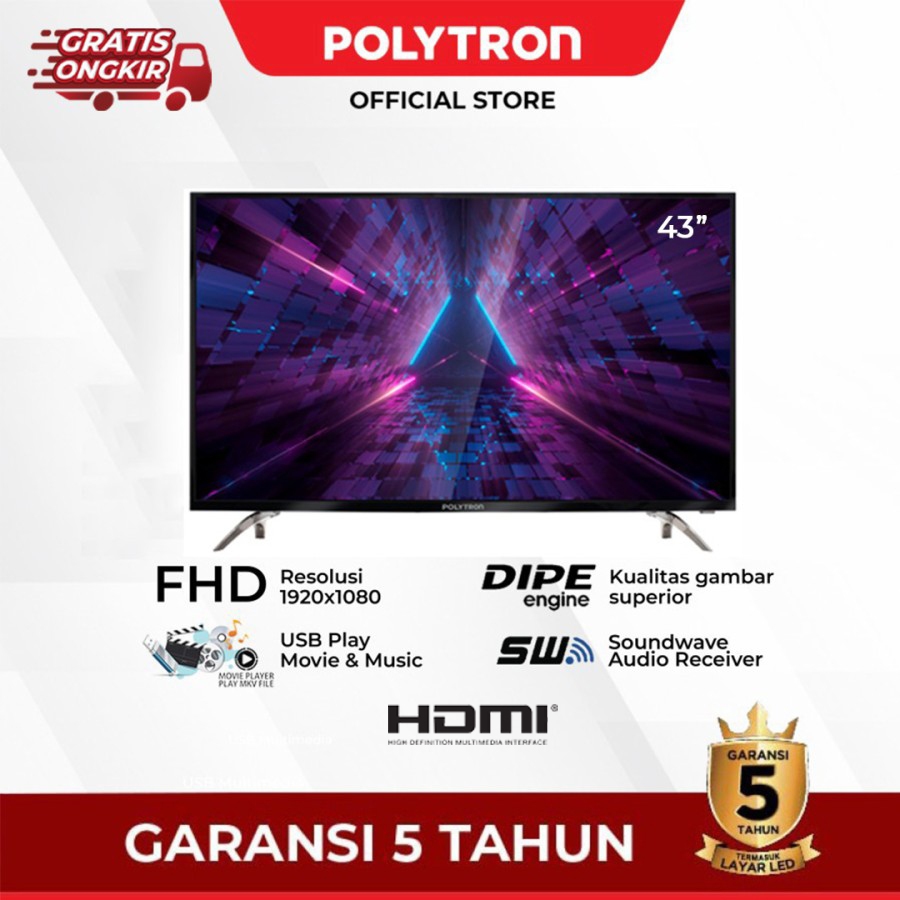 Jual Polytron Led Tv Digital Pld V Shopee Indonesia