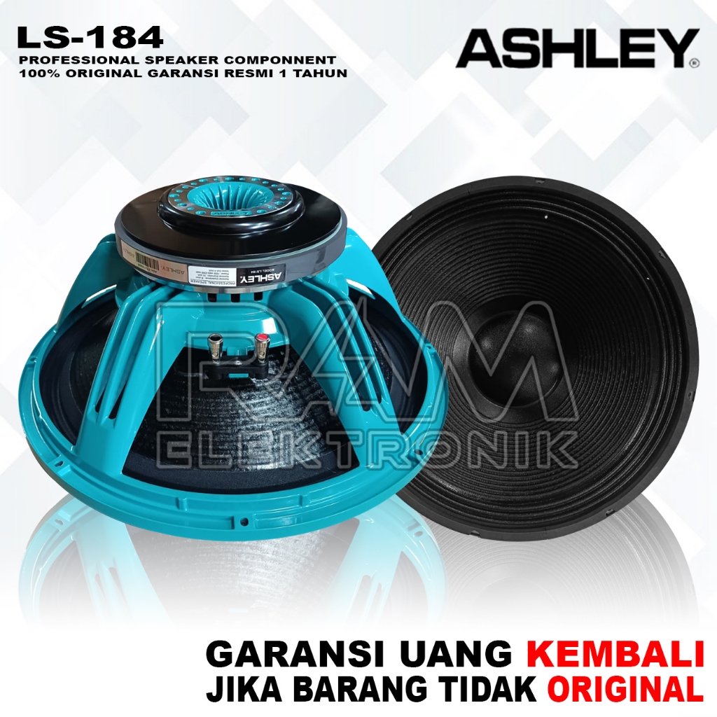 Jual Komponen Speaker Inch Ashley Ls Ls Original Maximal W Shopee Indonesia