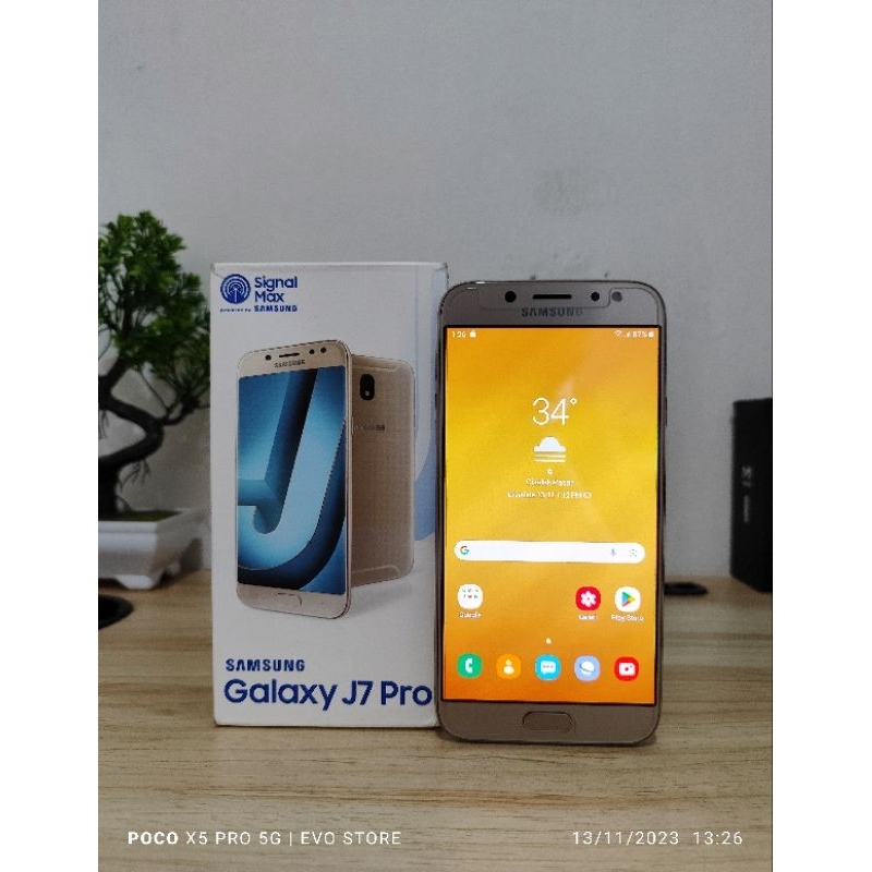Jual Samsung Galaxy J7 Pro (3GB+32GB) Fullset + Bonus Perdana | Shopee ...