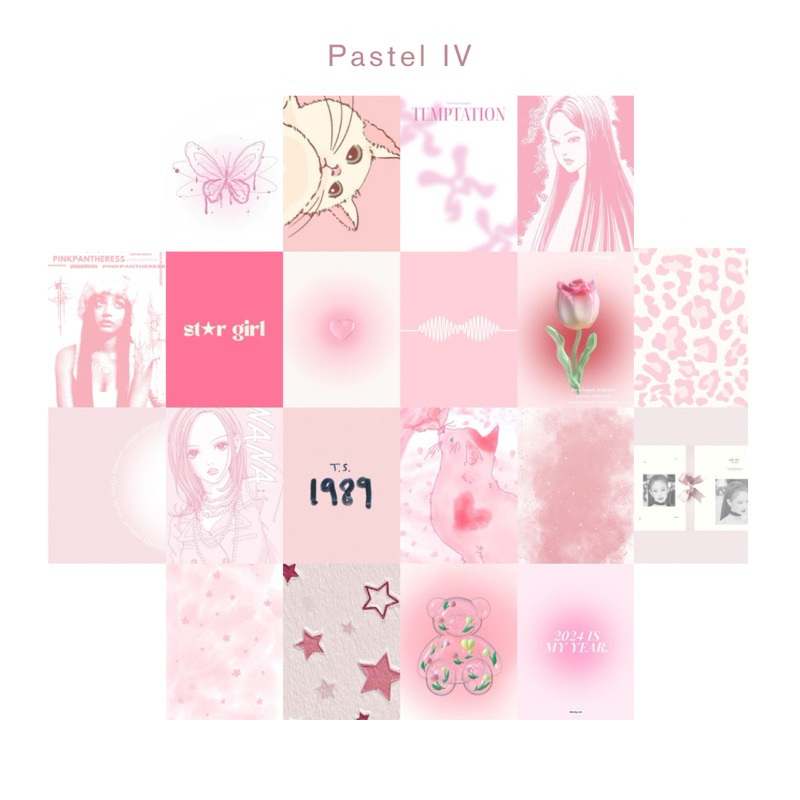 Pengunjung sedang berfoto di studio Korea dengan dekorasi minimalis dan warna pastel