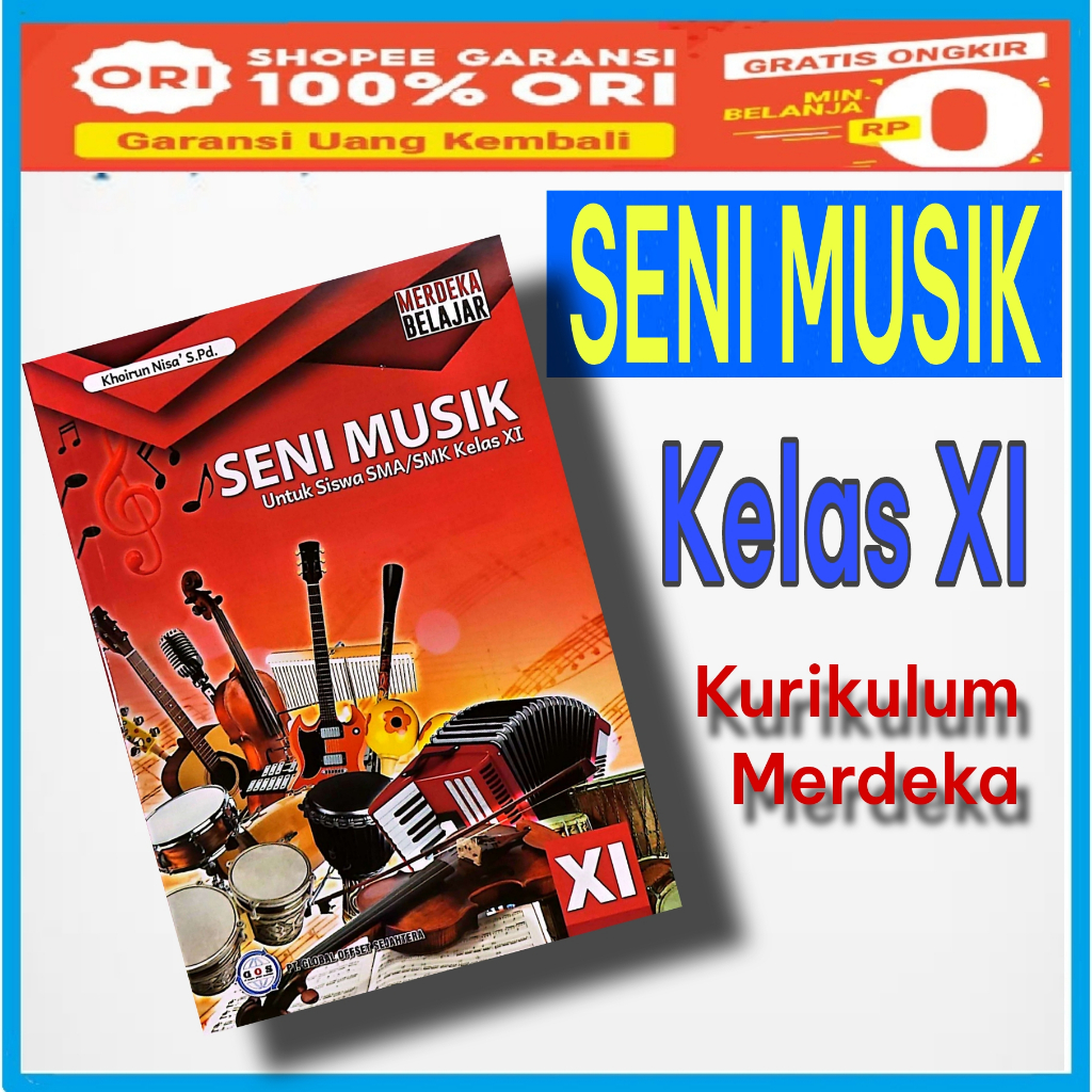 Jual Buku Siswa Seni Musik Kelas 11 Kurikulum Merdeka Seni Musik Sma