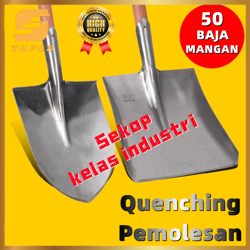 Jual Sekop Pasir Sekop Runcing Sekop Persegi Shovel Gagang Kayu