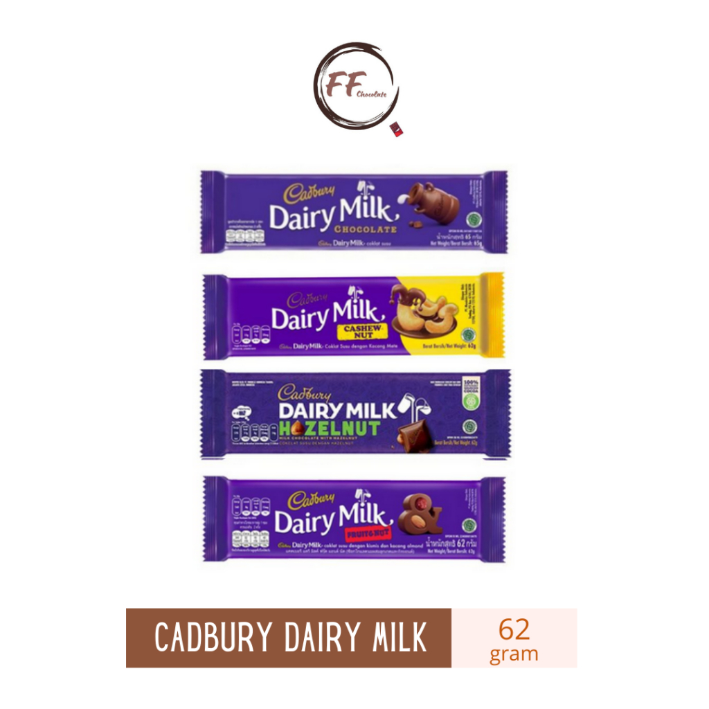 Jual Coklat Cadbury Dairy Milk 62gr Promo!!! | Shopee Indonesia