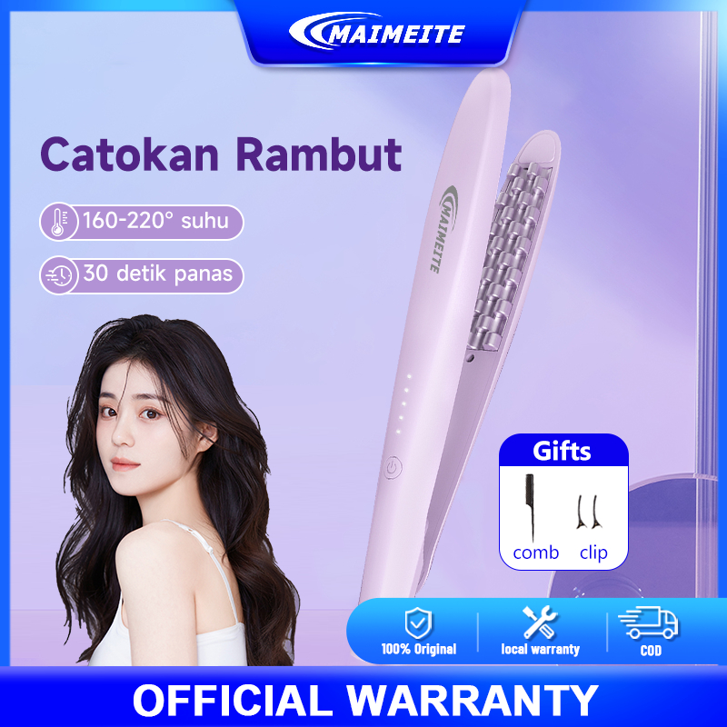 Jual MAIMEITE Catokan Rambut Keriting Bergerigi Catokan Rambut Saturn ...