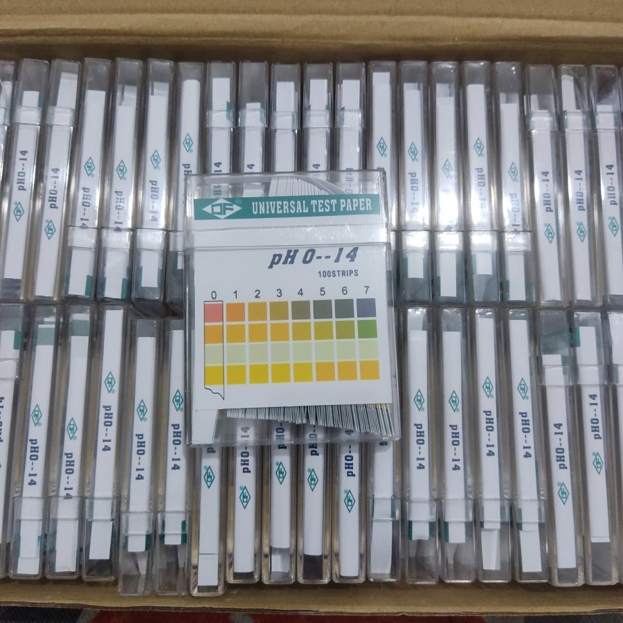 Jual Kertas pH / Kertas Lakmus / Universal Test Paper / pH Indikator 0 ...