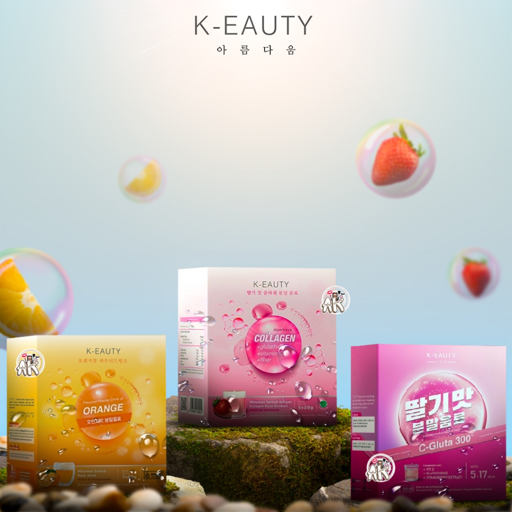 Jual K Eauty Premium Collagen Drink 1 Box Isi 5 Sachet Keauty Minuman Kolagen Series 7440