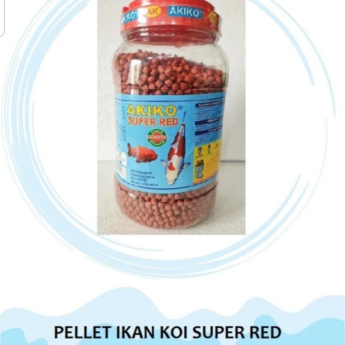 Jual Pelet Pakan Ikan Koi Ikan Hias Akiko Super Red 2mm 1250gram 2mm Shopee Indonesia