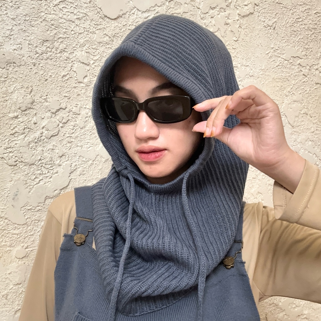 Jual BALACLAVA Rajut / Hijab Rajut Tebal By ICKO OUTFIT | Shopee Indonesia