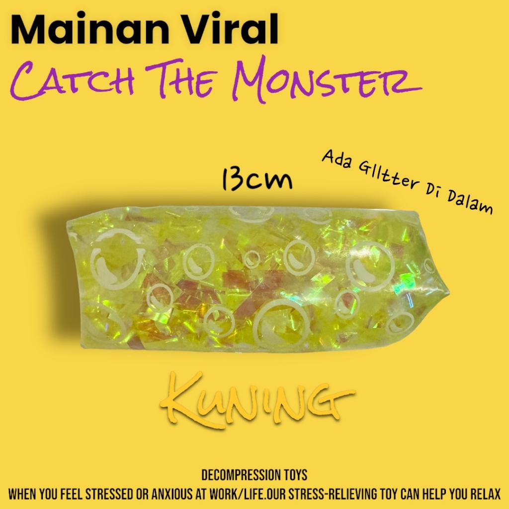Jual Mainan Anak Viral Slime Jelly Licin Catch The Monster Water Snake