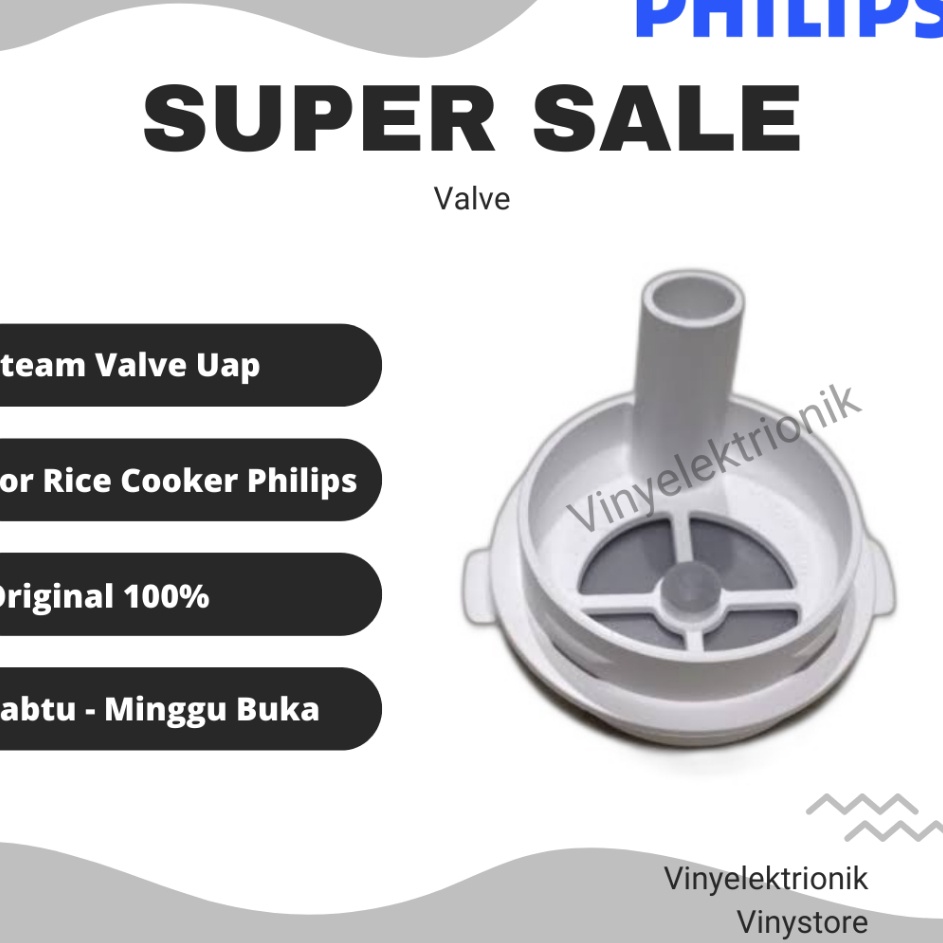 Jual Philips Valve Pembuangan Uap Rice Cooker HD 3115 HD 3127 3118 3119 ...