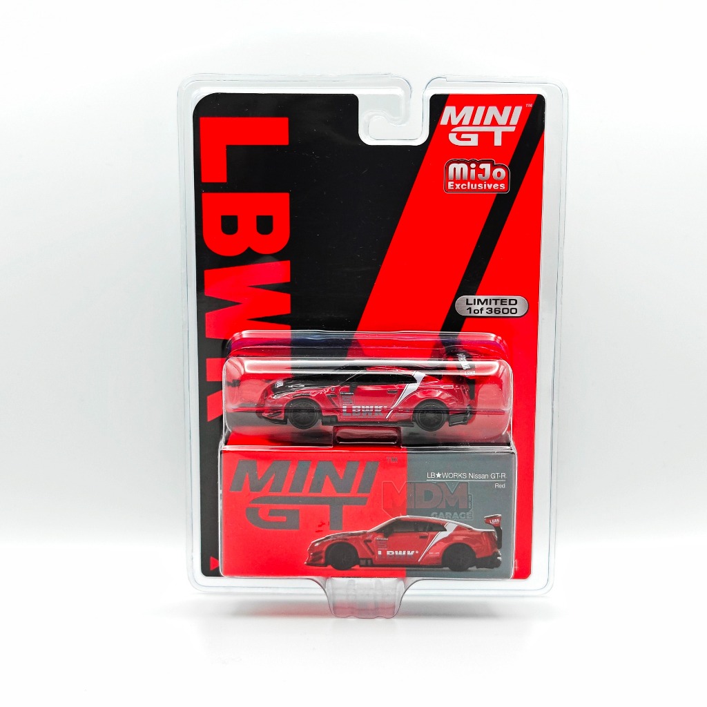 Jual MINI GT x MiJo 345 - LB WORKS Nissan GT-R R35 Red | Shopee Indonesia
