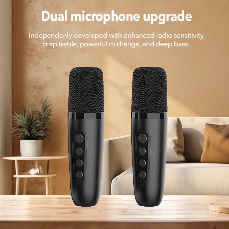Jual Zola Speaker Microphone Bluetooth Karaoke Set Mini Full bass ...