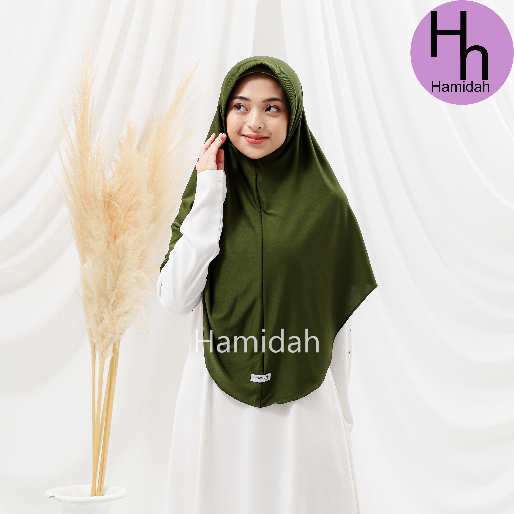 Jual Hamidah Hijab Adeeva Bergo Size Xl Hamidah Bergo Hamidah Pad Panjang Shopee Indonesia