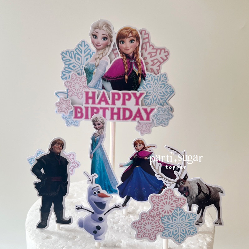 Jual Custom Cake Topper 3D Hiasan Kue - Dekorasi Ulang Tahun - Karakter