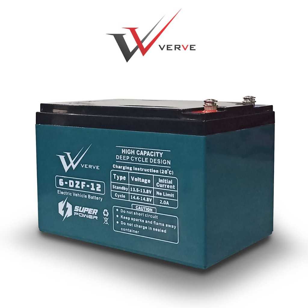 Jual AKI SEPEDA LISTRIK VERVE 12V 12AH BATERAI SEPEDA LISTRIK UWINFLY