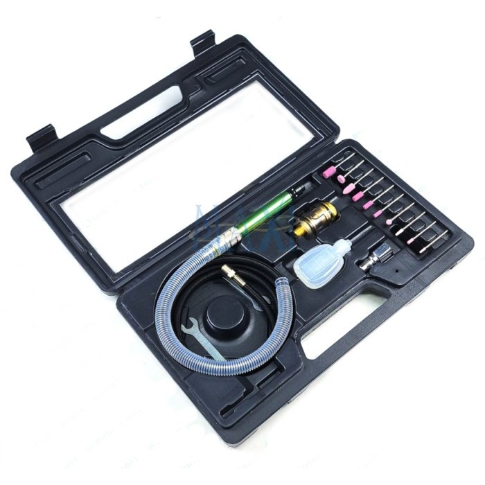 Jual TEKIRO Micro Gerinda Tenaga Angin Set / Air Die Grinder Kit isi 16
