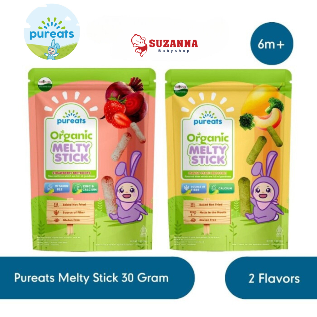 Jual PUREATS Organic Melty Stick 30gr | Shopee Indonesia