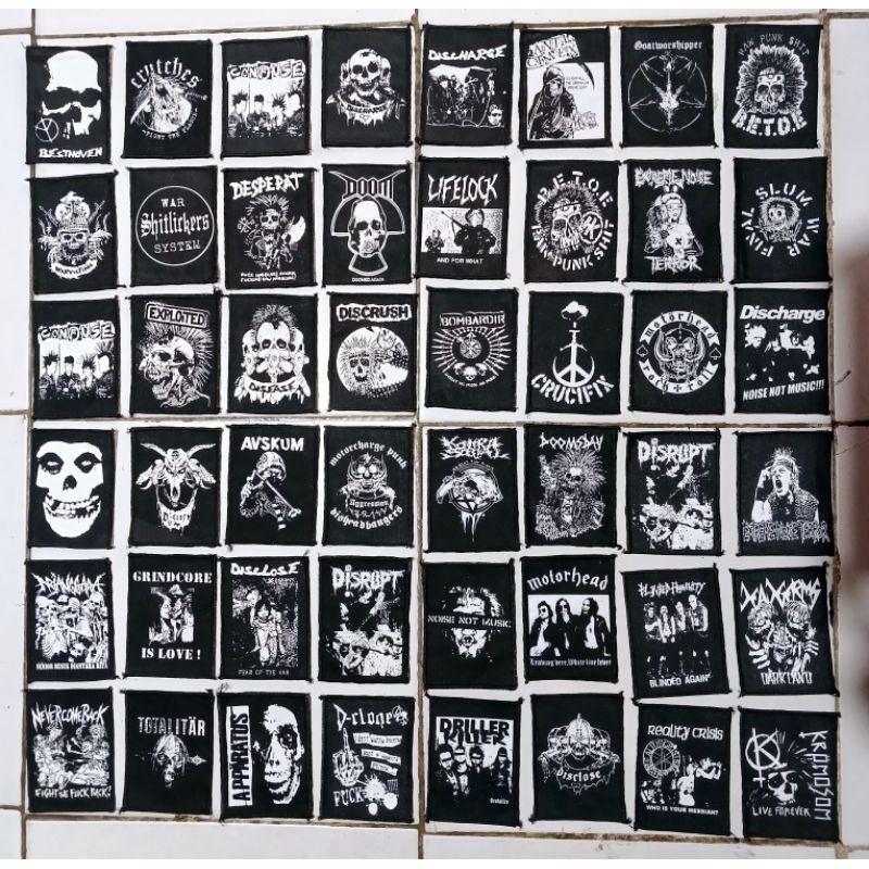 Jual Emblem Band Punk / Patch Punk Random | Shopee Indonesia