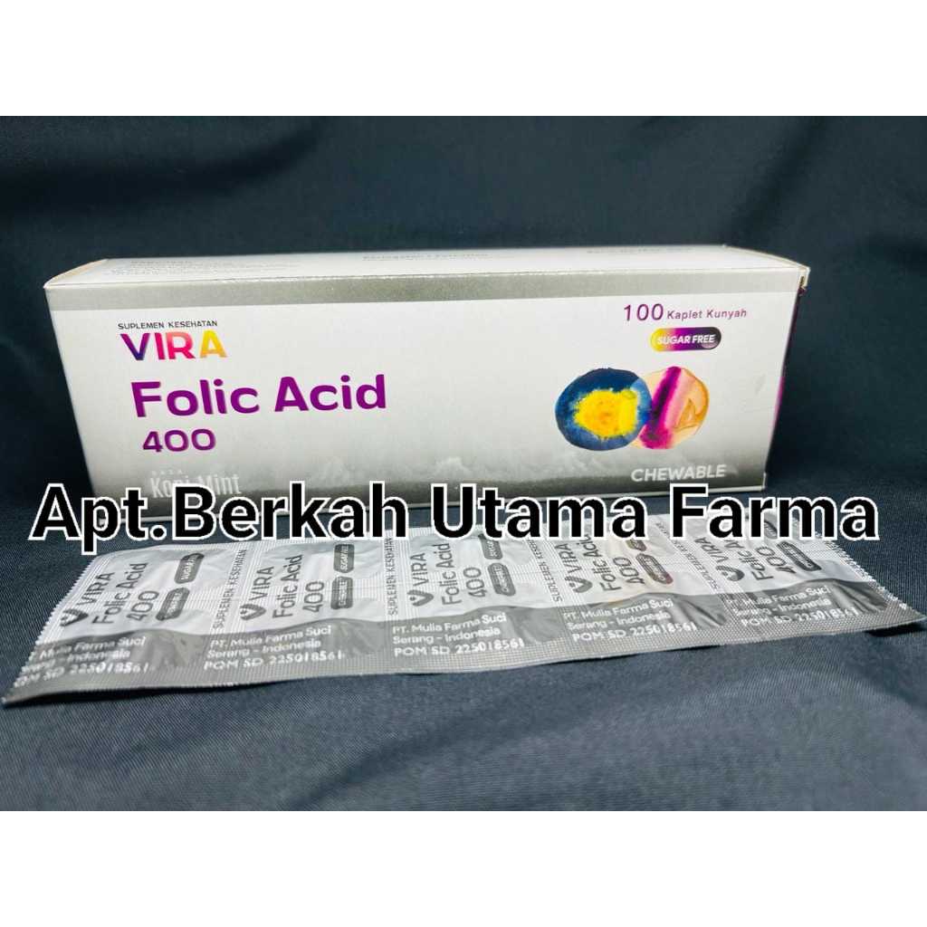 Jual Vira Folic Acid Iu Box Isi Strip Shopee Indonesia