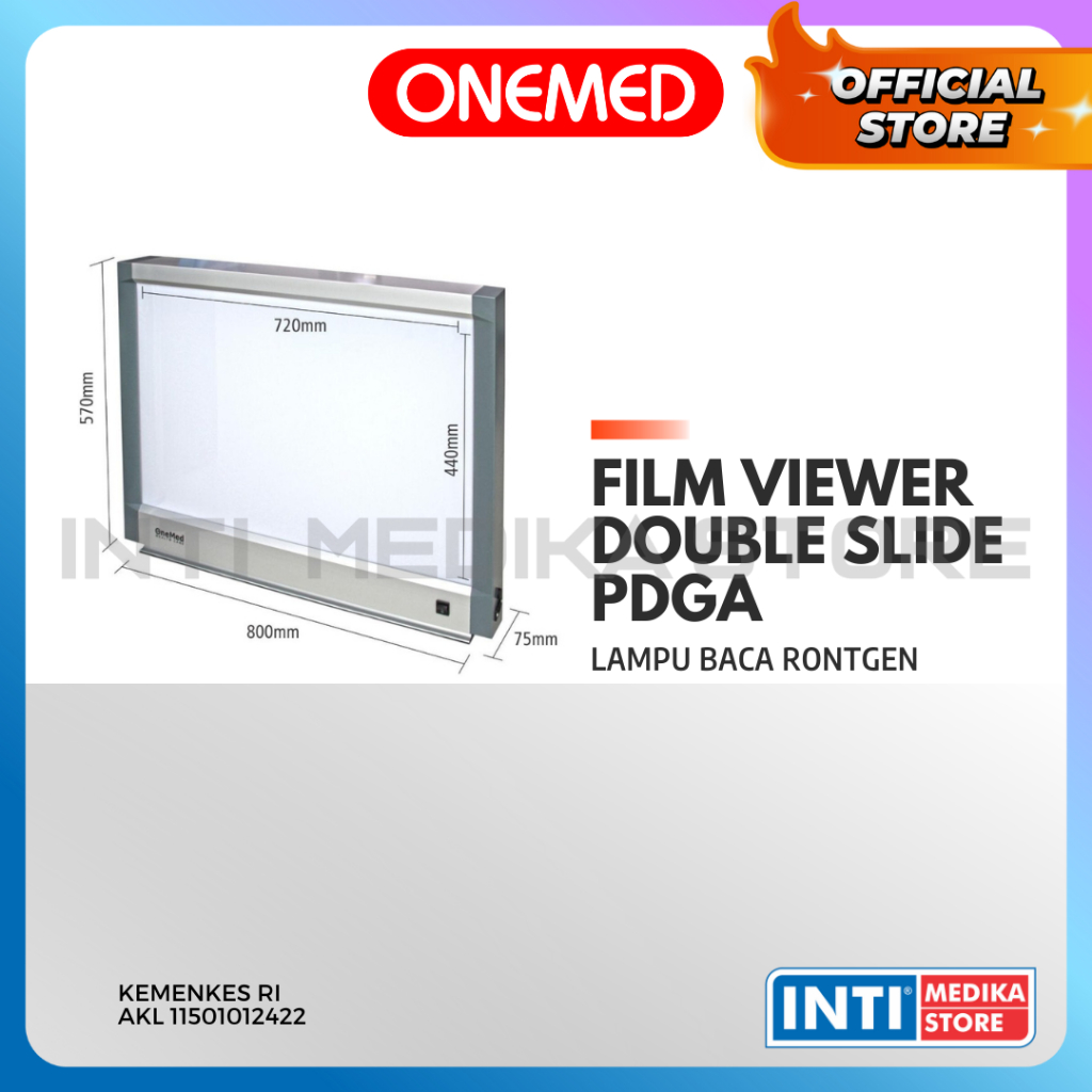 Jual Onemed Film Viewer Double Superthin X Ray Lampu Baca Rontgen