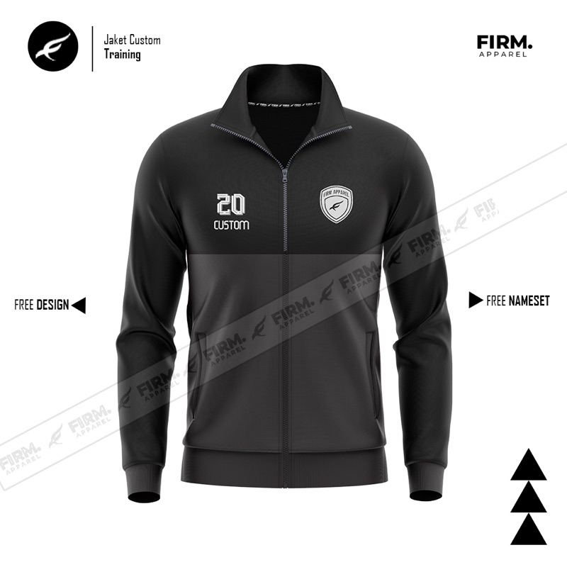 Jual Jaket custom logo/Jaket olahraga futsal dan sepakbola bebas desain