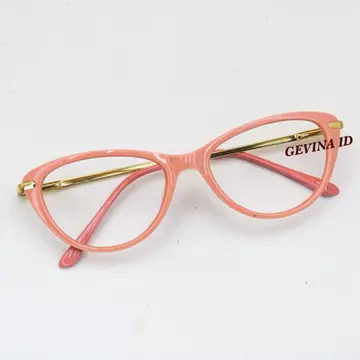 Kacamata Minus Frame Cat Eye Selyne Paket Frame Lensa Anti Radiasi Kacamata Wanita Anti Uv
