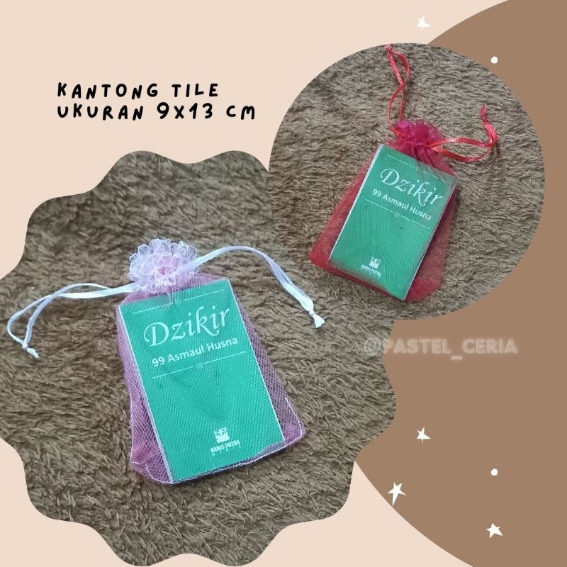 Jual Kantong Serut Souvenir - Kantong Tile Serut - Sarung Tile Untuk ...