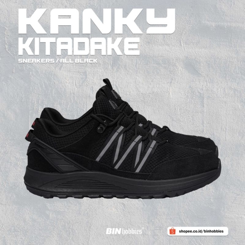 Jual Kanky Story Kitadake All Black Sepatu Gunung Original Shopee Indonesia