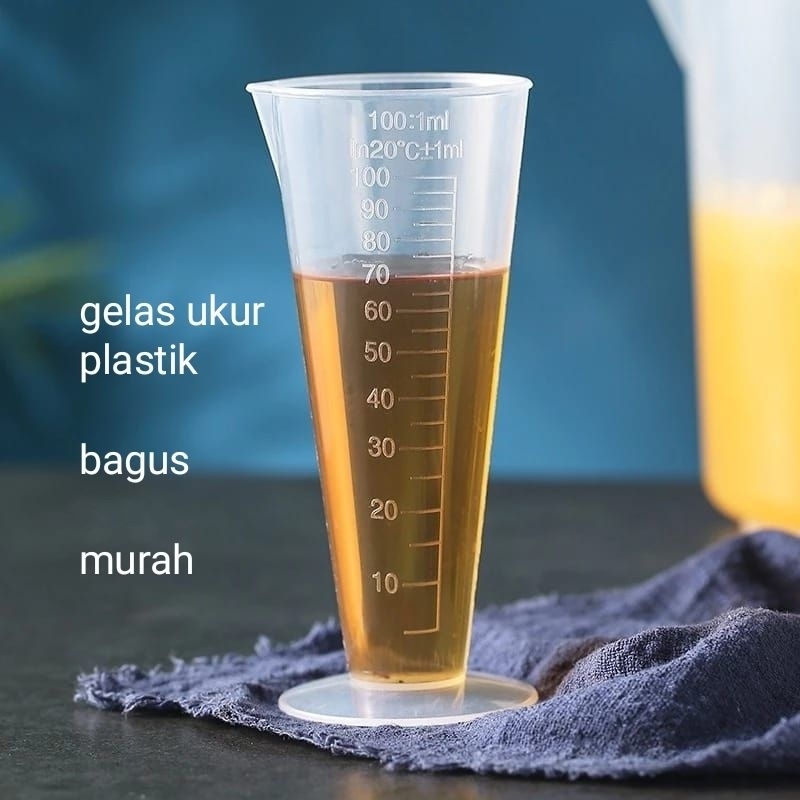 Jual Gelas Ukur Gelas Takar 100ml Plastik Gelas Takar Plastik Measuring Cup Shopee Indonesia 7020